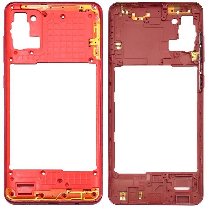 Рамка корпуса Samsung A315 Galaxy A31 красная, Prism Crush Red 33685 фото