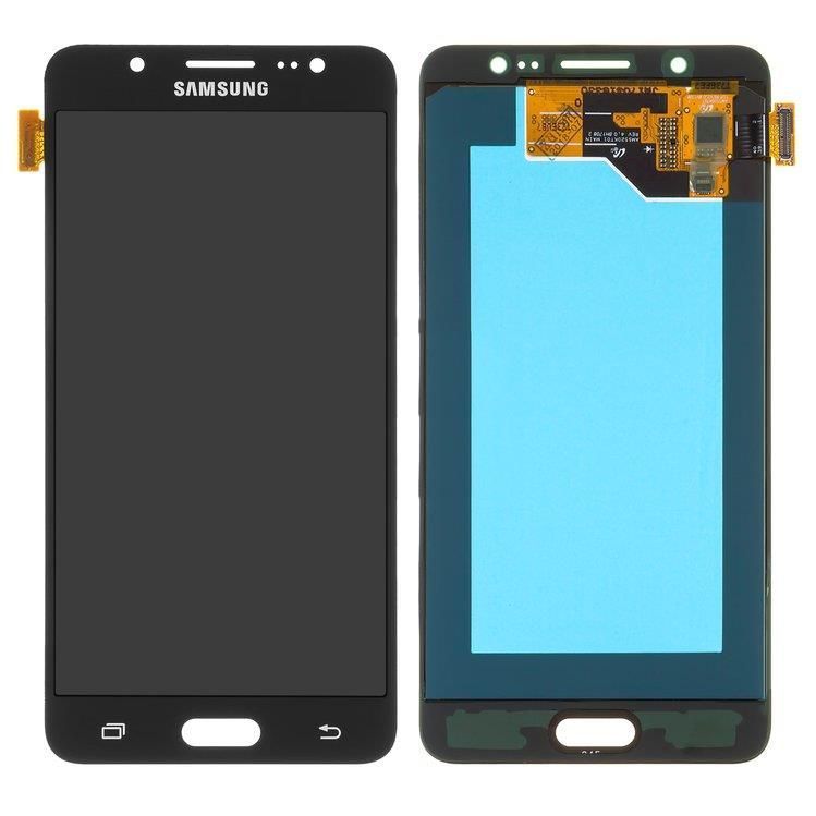 Дисплей для Samsung J510 Galaxy J5 (2016), J510F, J510FN черный OLED 14584 фото