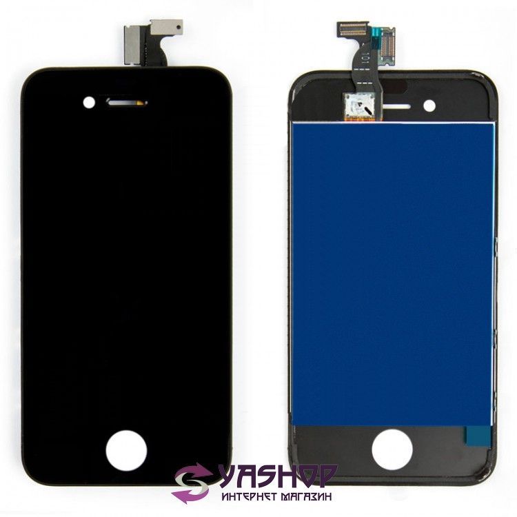 Дисплей для Apple iPhone 4 черный 01215 фото