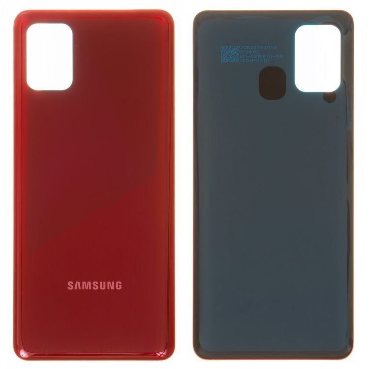 Задняя крышка для Samsung A315F Galaxy A31 2020 красная, Оригинал Китай 18860 фото