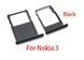 Тримач Sim-карти та карти пам'яті Nokia 3 TA-1020, чорний, Matte Black, на 1 Sim-карту, комплект 2 шт. 16602 фото 1