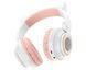 Беспроводные Bluetooth наушники ушки Borofone BO18 Cat ear белые 28268 фото 3