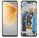 Дисплей для Infinix Hot 50 4G X6882, X6882B с рамкой черный 32273 фото
