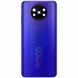 Задняя крышка для Xiaomi Poco X3, Poco X3 NFC 64MP синяя, Cobalt Blue, со стеклом камеры, Оригинал Китай 34034 фото
