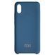 Чехол силиконовый Silicone Case для Xiaomi Redmi 7A Midnight Blue 18143 фото 1