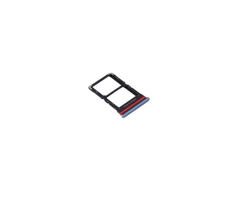 Держатель Sim-карты Xiaomi Mi10 Lite, Mi 10 Lite, черный, на две Sim карты 20647 фото
