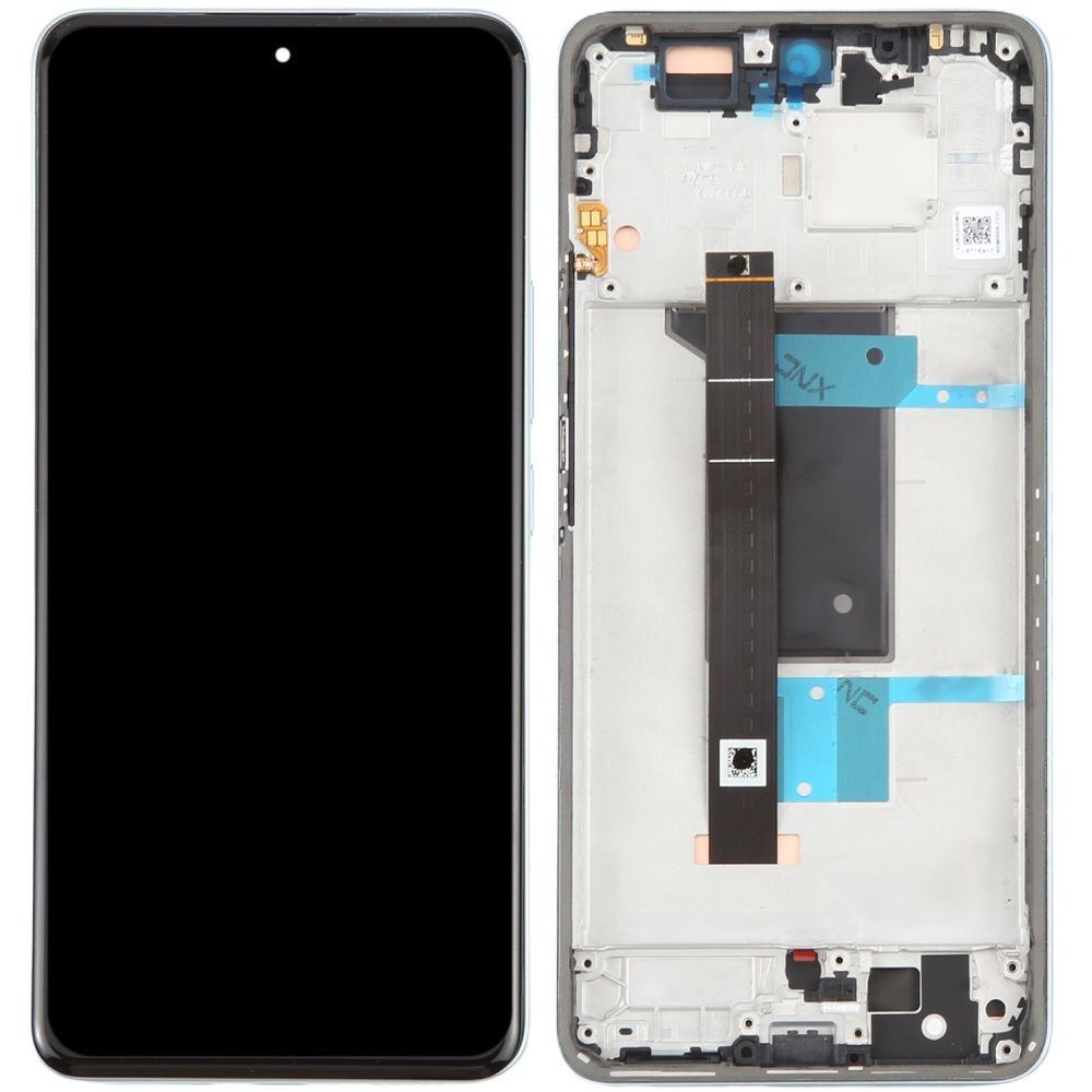 Дисплей для Xiaomi Redmi Note 15 Pro 4G 25100RA69G с рамкой голубой Glacier Blue Amoled Оригинал Китай 33735 фото