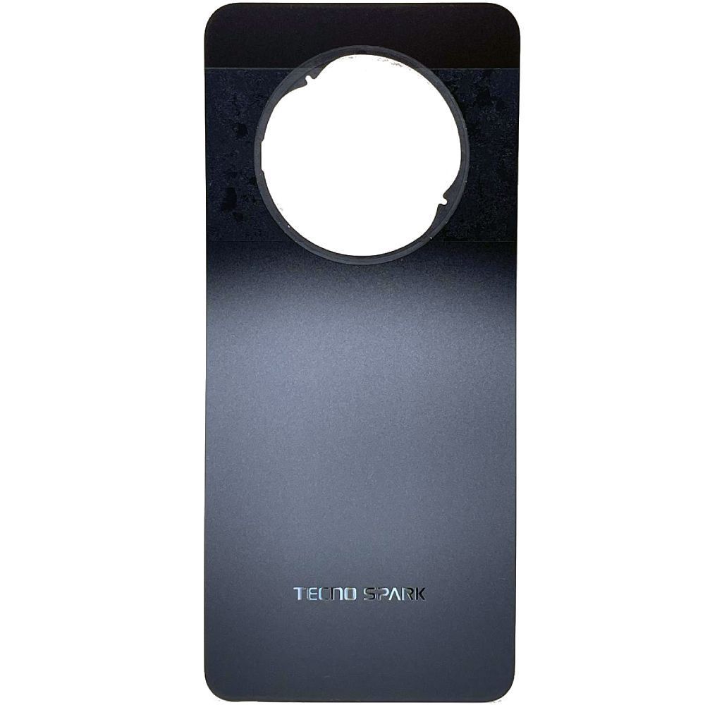 Задня кришка для Tecno Spark 30 KL6 чорна, Stellar Shadow 34085 фото