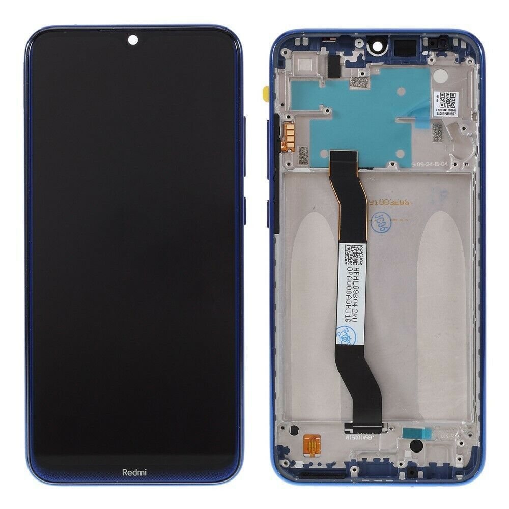 Дисплей для Xiaomi Redmi Note 8 с рамкой синий Neptune Blue 19727 фото