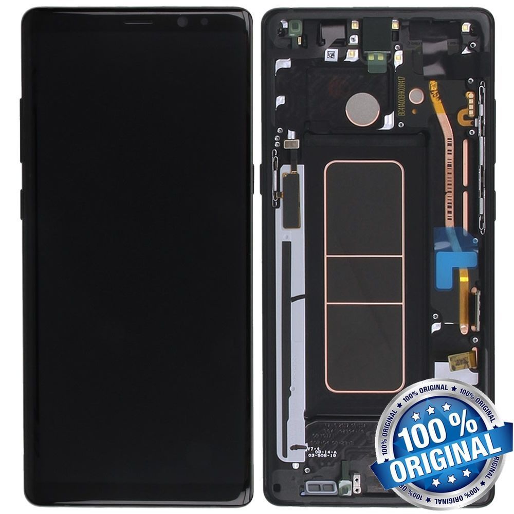 Дисплей для Samsung N950 Galaxy Note 8 с рамкой черный (GH97-21065A) Оригинал 07329 фото