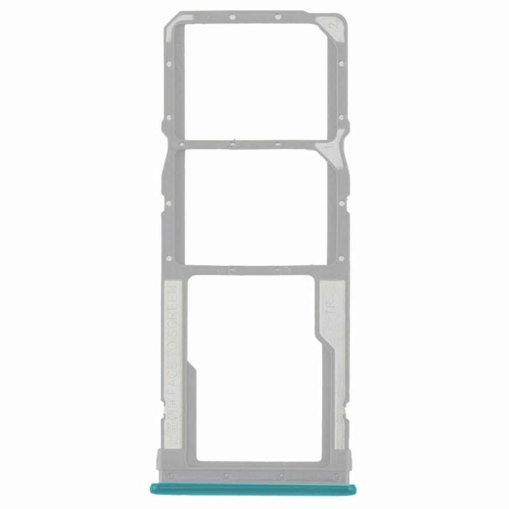 Держатель SIM-карты и карты памяти Xiaomi Redmi Note 10 4G, Redmi Note 10s зеленый, на две Sim-карты 24451 фото
