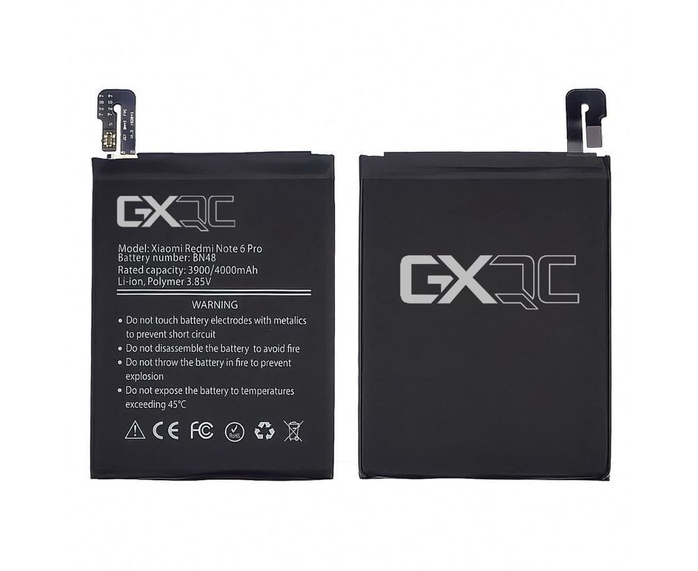 Аккумулятор BN48 GX для Xiaomi Redmi Note 6 Pro 3900mAh 25735 фото