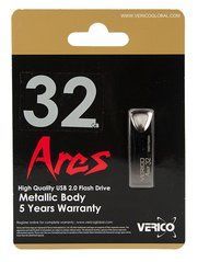 Флеш память Verico USB 32Gb Ares черный 24138 фото