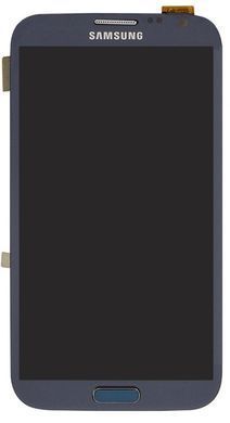 Дисплей для Samsung N7100 Galaxy Note 2 с рамкой синий 02399 фото
