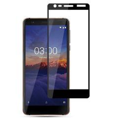 3D Защитное стекло для Nokia 3.1 TA-1063, TA-1057 черное 16531 фото