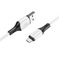 Кабель Borofone BX79 Micro USB 2.4А 1м білий 33835 фото