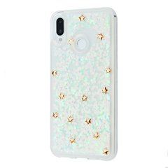 Чехол TPU Samsung A405F A40 (2019) с рисунком звезд и сыпучими блестками 18585 фото
