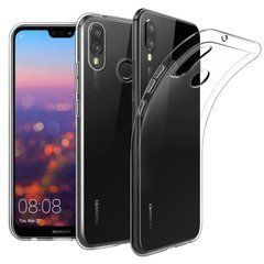 Чехол силиконовый для Huawei P Smart Plus прозрачный 12543 фото