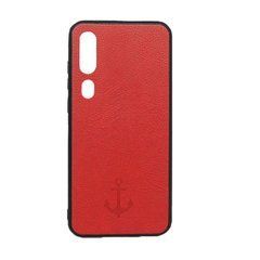 Чехол Magnet Xiaomi Mi 10 (2020) под кожу красный 17572 фото