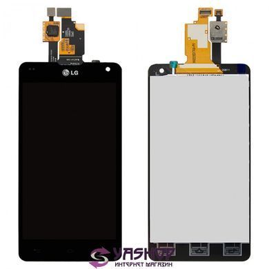 Дисплей для LG E975 Optimus G, E973 Optimus G, F180 Optimus G, чорний 03165 фото