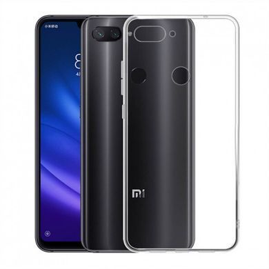 Чехол силиконовый для Xiaomi Mi 8 Lite прозрачный 12542 фото