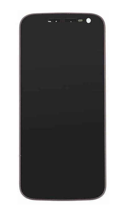 Дисплей для Motorola XT1620 Moto G4, XT1621, XT1622, XT1624, XT1625, XT1626 с рамкой черный 07974 фото