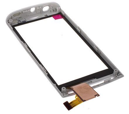 Сенсор (тачскрин) Sony Ericsson X10 Xperia и рамкой белый 00583 фото