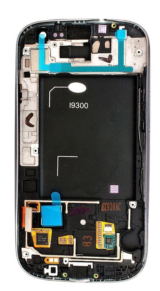 Дисплей для Samsung i9300 Galaxy S3 с рамкой красный 02552 фото