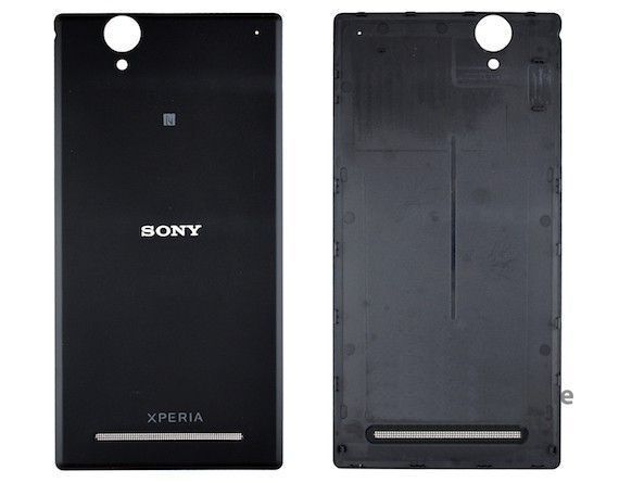 Задняя крышка для Sony D5303 Xperia T2 Ultra, D5306, D5322 черная Оригинал Китай 08467 фото