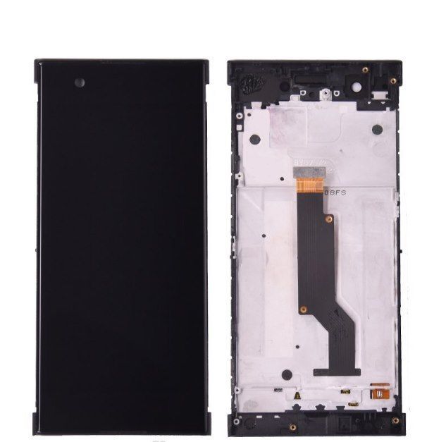 Дисплей Sony G3412 Xperia XA1 Plus Dual черный с рамкой, Оригинал Китай 19153 фото