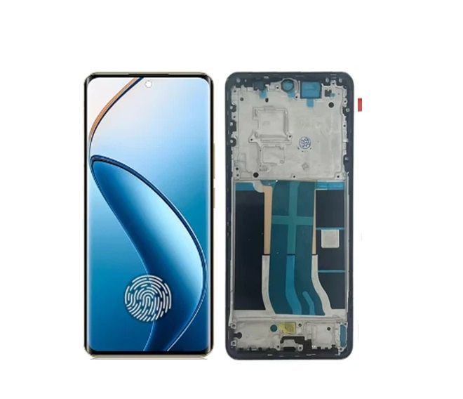 Дисплей для Realme 12 Pro, Realme 12 Pro Plus RMX3840 с рамкой черный Amoled Оригинал Китай 31212 фото