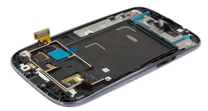 Дисплей для Samsung i9300 Galaxy S3 з рамкою червоний 02552 фото