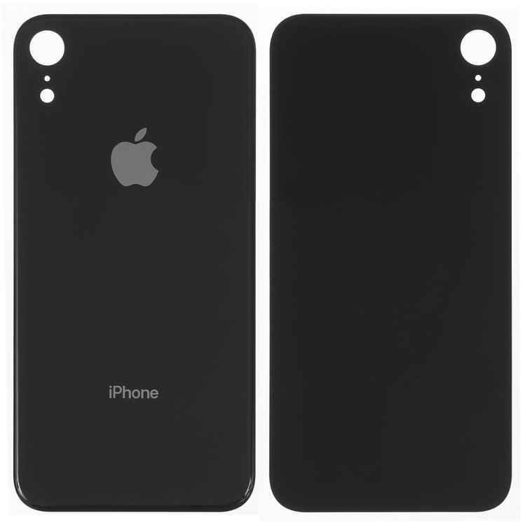 Задняя крышка для Apple iPhone XR черная, с большим отверстием под камеру, Оригинал Китай 14924 фото