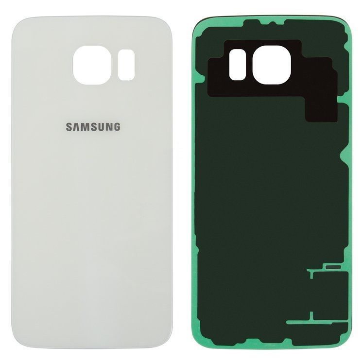 Задняя крышка для Samsung G920F Galaxy S6 белая 06478 фото