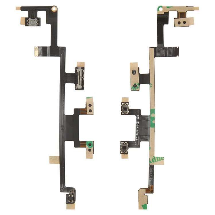 Шлейф для Apple iPad 3 A1403, A1416, A1430, iPad 4 A1458, A1459, A1460 с кнопкой включения, кнопками регулировки громкости 09218 фото