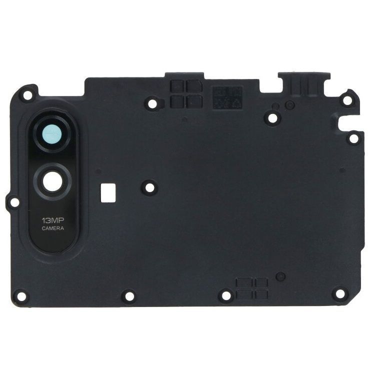 Скло камери для Xiaomi Redmi 9A з рамкою чорне 29784 фото