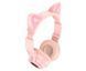 Бездротові навушники Bluetooth вушка Borofone BO18 Cat ear рожеві 28269 фото 3