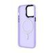 Чохол матовий Magnetic для Apple iPhone 14 Pro Max бузок 27591 фото 3