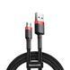 Кабель Baseus Cafule Type-A - MicroUSB 1м 2.4A Чорно-червоний (CAMKLF-B91) 20375 фото 2