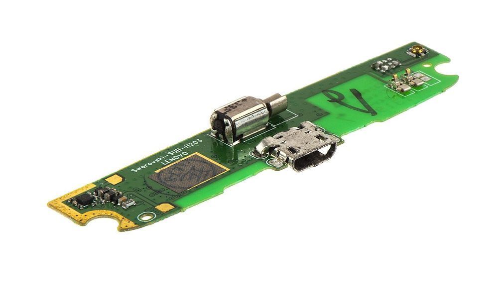 Нижняя плата для Lenovo S820 с разьемом зарядки, микрофоном и виброзвонком 01262 фото