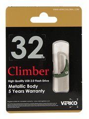 Флеш память Verico USB 32Gb Climber зеленый 24139 фото