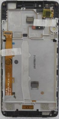Дисплей для Lenovo A6010 з рамкою чорний 06865 фото
