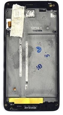 Дисплей для Lenovo S660, S668 з рамкою чорний 05469 фото