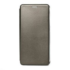 Чехол-книжка Premium Case под кожу Huawei Y5P (2020) серый 19923 фото