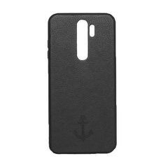 Чехол Magnet Xiaomi Redmi Note 8 Pro под кожу черный 16552 фото