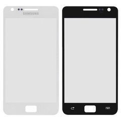 Переднее стекло Samsung Galaxy S2 i9100 белое 07480 фото