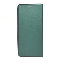 Чехол-книжка Premium Case под кожу Xiaomi Redmi 9A зеленый 21452 фото