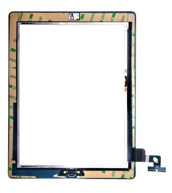 Сенсор (тачскрин) Apple iPad 2 A1395, A1396, A1397 белый с кнопкой HOME 05191 фото