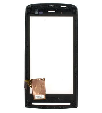 Сенсор (тачскрин) Sony Ericsson X10 Xperia и рамкой черный 00584 фото
