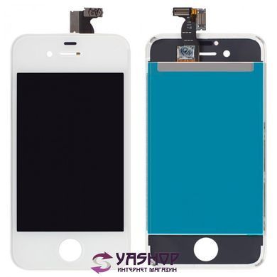 Дисплей для Apple iPhone 4S білий 01218 фото